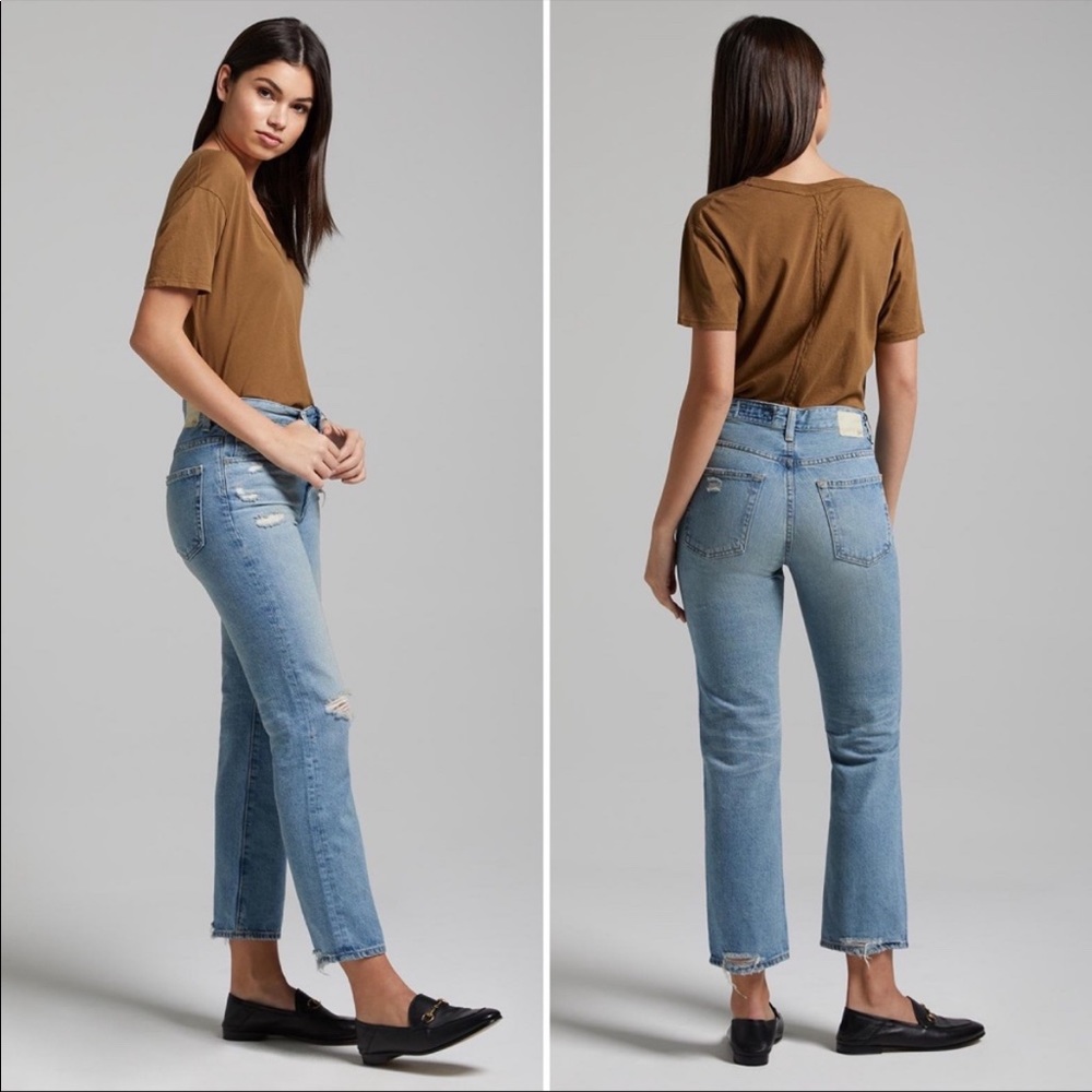NWT AG The Rhett Vintage High Waisted Crop Jeans
